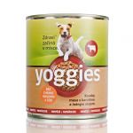 Yoggies konzerva pre psov s  hovädzím mäsom a karotkou