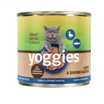 185g Yoggies konzerva pre mačky Losos a divá kačica