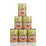 Yoggies konzerva pre psov s  hovädzím mäsom a karotkou 6x400 g