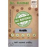 80g,Sušené mäso pre psov ,Dr.Animal,králik (prúžky mäsa)