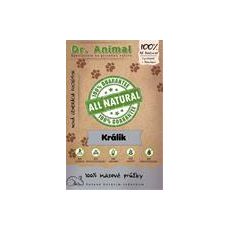 80g,Sušené mäso pre psov ,Dr.Animal,králik (prúžky mäsa)