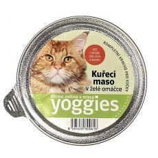 85g Yoggies mištička s kuracím mäsom a želé omáčkou pre mačky