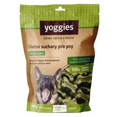 150g diétne sucháre pre psov bez mäsa a lepku so špenátom, Yoggies