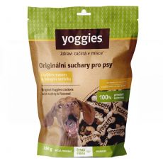 150g sucháre pre psov s morčacím mäsom a ľanovým semienkom, Yoggies