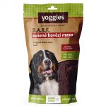 Sušené hovädzie mäso pre psov Yoggies, (prúžky mäsa) vakuovo balené, 100% bez chémie