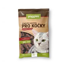 50g Originálne maškrty pre mačky s hovädzím mäsom Yoggies