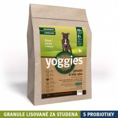 Vzorka 90g Yoggies MINIgranul,Jahňa a biela ryba