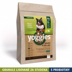 Vzorka 90g Yoggies granul, Jahňa a biela ryba