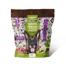 750g Yoggies Sušená príloha s ryžovými vločkami k surovej potrave B.A.R.F.