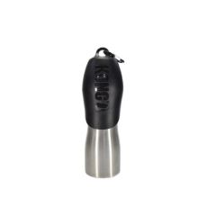 Fľaša na vodu nerezová pre psa, čierna KONG H2O (740ml/25oz) Stainless Steel Bottle Black