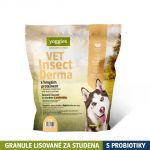 Yoggies VET Insect Derma s hmyzím proteínom, granule lisované za studena s probiotikami