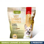 MINI granule Yoggies VET Insect Derma s hmyzím proteínom, lisované za studena s probiotikami