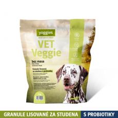 Yoggies VET Veggie bez mäsa, granule lisované za studena s probiotikami
