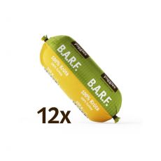 1800 g (12 x 150 g) Yoggies B.A.R.F. 100% morka s probiotikami Surové mäso pre psov