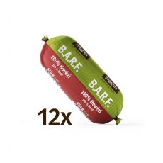 1800 g (12 x 150 g) Yoggies B.A.R.F. 100% hovädzie s probiotikami Surové mäso pre psov