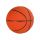 Latexová loptička pre psa s pískadlom 13 cm oranžová basketbalová lopta