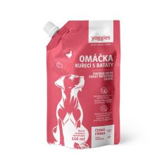 150ml Yoggies omáčka s kuracím mäsom a batátmi