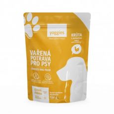 Yoggies Varená potrava pre psov – morčacie mäso s pohánkou a kĺbovou výživou