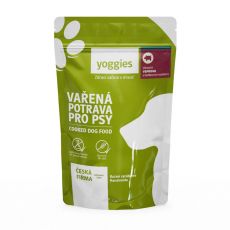 650g Yoggies Vianočná varená potrava - bravčová s batátovým šalátom