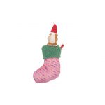 PLYŠOVÁ HRAČKA PRE PSOV SQUEAKIES morské prasiatko v pančuche s pískadlom 31x14,9x6,4cm