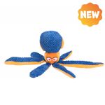 UNIQ PETS PLYŠOVÁ HRAČKA PRE PSOV SNIFFIES námornícka modrá chobotnica s pískadlom 43x9,5x5cm