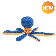 UNIQ PETS PLYŠOVÁ HRAČKA PRE PSOV SNIFFIES námornícka modrá chobotnica s pískadlom 43x9,5x5cm