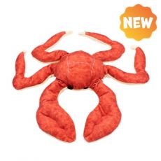 UNIQ PETS PLYŠOVÁ HRAČKA PRE PSOV SQUEAKIES červený krab s pišťalkou 40x35x4cm