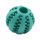 Hračka pre psa dental mint loptička na pamlsky 5cm, tyrkys