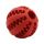Hračka pre psa dental mint loptička na pamlsky 7cm, červená