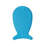 Podložka na lízanie ryba tvar vanilka vôňa 23cm, modrá.