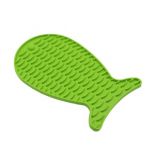 Podložka na lízanie ryba vanilka vôňa 23cm, zelená