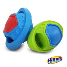HILTON VODNÁ RUGBY 9CM - HRAČKA PRE PSA, Modro/červená