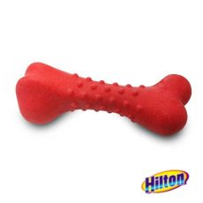 HILTON ZUBNÁ KOSŤ 11,4 CM - HRAČKA PRE PSA, červená