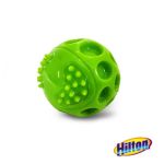 HILTON PÍSKAVÁ LOPTIČKA 6,3 CM, Zelená- HRAČKA PRE PSOV