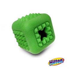 HILTON ZUBNÁ KOCKA 7 CM - HRAČKA PRE PSA, zelená