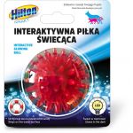 HILTON INTERAKTÍVNA SVIETIACIA LOPTIČKA, Červená, PRE PSOV/MAČKY