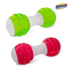 Zubná činka HILTON s hrotmi, zelená, 14cm, hračka pre psa