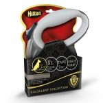 7 m Vodítko HILTON SMART DOG TAPE XL s automatickým navíjaním, hnedo-béžové, pre psy do 40 kg