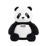 Plyšová hračka pre psov UNIQ PETS SNIFFIES – panda veľká so pískatkom, 23,3 x 19,3 cm