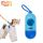 UNIQ PETS – Modrý zásobník na vrecká, na exkrementy s okrúhlym otvorom (9 x 4 cm)