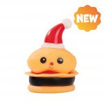 UNIQ PETS vinylová hračka pre psov Squeakies – vianočný burger so zvukom, 9,5 × 12,5 cm